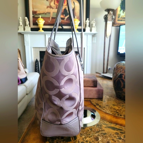 Coach taupe large shoulder bag - Picture 8 of 12